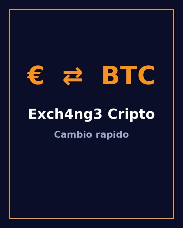 Exch4ng3 Cripto